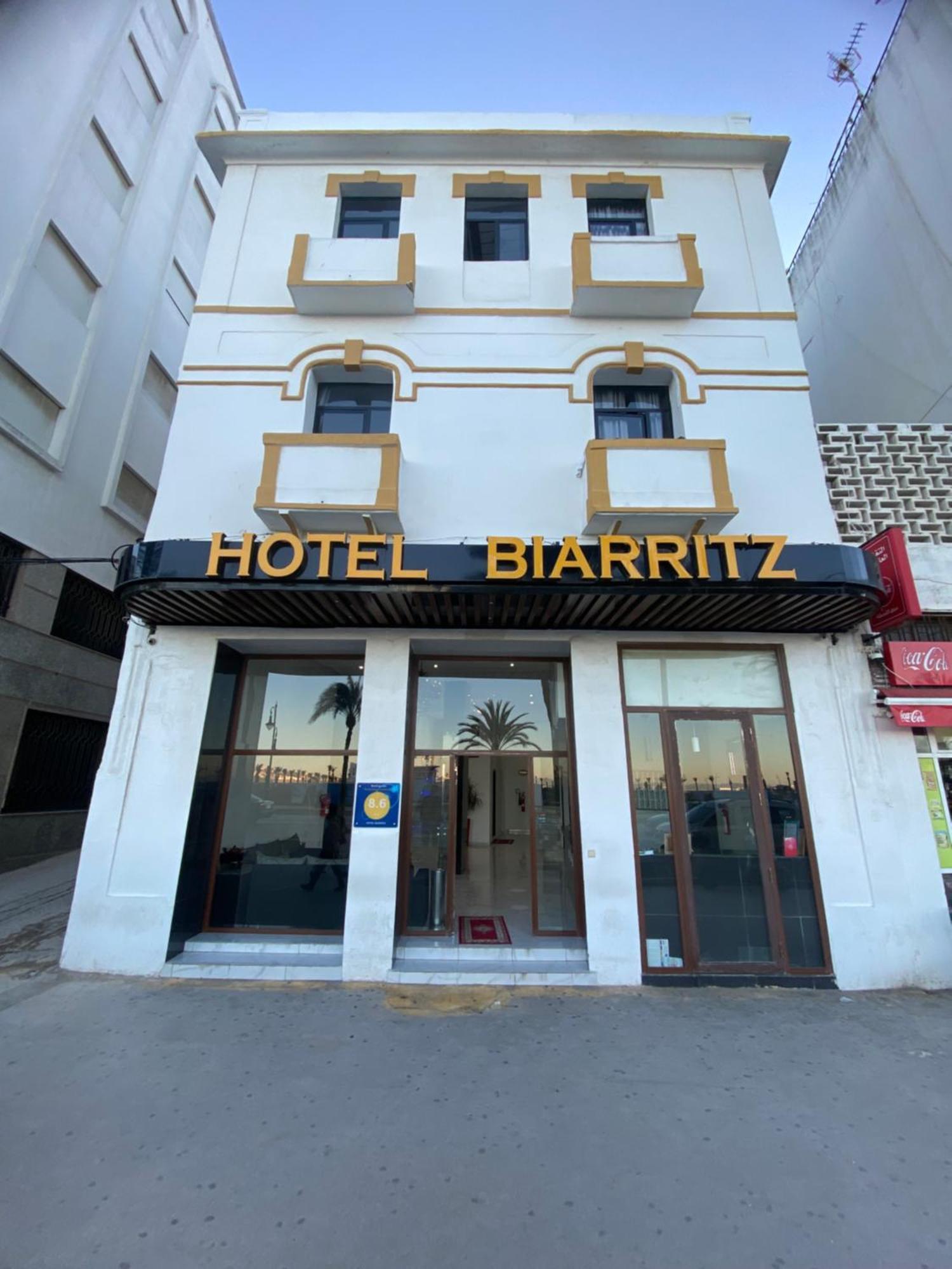 Hotel Biarritz Tanger Exteriör bild